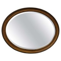 Scumble Finish Oval Mirror This Mirror Has a Moulded Oval Frame