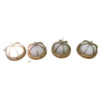 Set of 4 Vintage Style Nautical Brass Wall Lights