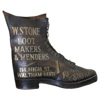 Shoe Shop or Cobblers Trade Sign, Leather Hob Nail Boot This is a wonderful piece, mad