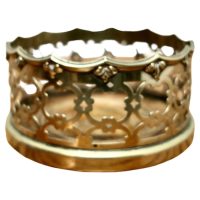 Silver Plated Coaster for a Magnum of Champagne A very attractive li