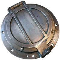 Small Antique Bronze Brass Opening Porthole with Deadlight