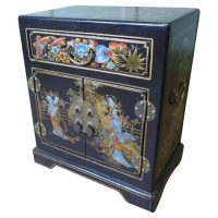 Small Decorated Chinoiserie Cupboard
