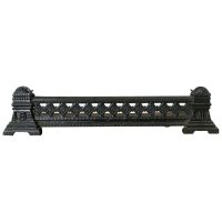 Small Victorian Cast Iron Fender or Dog Grate
