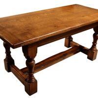 Solid Oak Refectory Dining Table