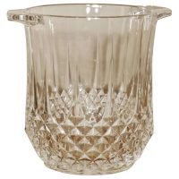 St Louis Crystal Ice Bucket, Handcut French Crystal Wine Cooler