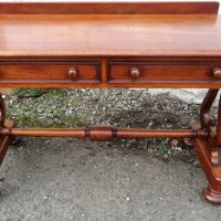 SOLD Victorian mahogany stretcher table