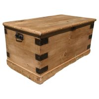 Stripped Pine Blanket Box, Coffee Table or ToyBox