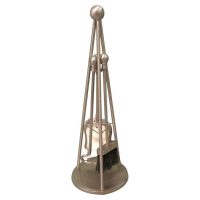 Stylish Modernist Steel Fireside Companion Set, Fireside Tools