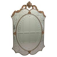 Superb Art Deco Venetian Style Mirror