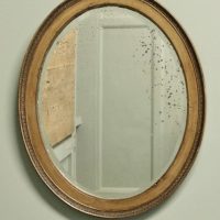 Superb Decorative Large Oval Gilt Wall Mirror