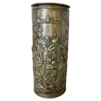 Superb French Brass Stick Stand, Umbrella Stand