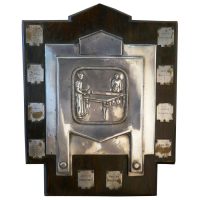 Table Tennis Shield Trophy, Art Deco Trophy, Chelmsford
