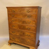 George III Mahogany Tall Chest Of Drawers