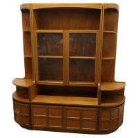 Teak Wall Unit by Nathan Furniture, 2 Corner %26 1 Main Unit