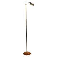 Telescopic Brass Floor Standing Lamp Swivel Angle Reading Lamp