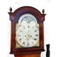 Regency Mahogany Moon Dial Longcase Clock