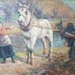 Harry Fidler. R,B,A. R,O,I. (1856-1935) Oil