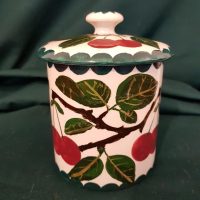 A Wemyss ware Jam pot. Cherries