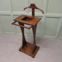 Unusual Art Deco Gentleman’s Suit Hanger or Night Stand A very useful piece