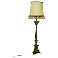 Very Large Brass Table Lamp, or a Half Height Floor Lamp