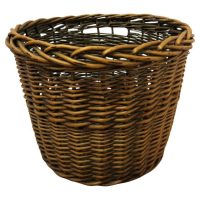 Very Large Round Woven Willow Log Basket