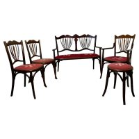 Very Rare Baumann Bentwood Salon Suite This is an original Baumann S