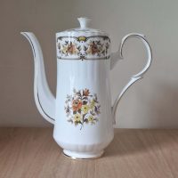 Royal Stafford Clovelly pattern vintage coffee pot.