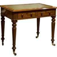 Victorian 2 drawer writing table