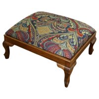 Victorian Art Nouveau Upholstered Foot Stool A Lovely piece
