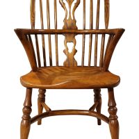 Victorian Child’s Elm &amp; Ash Windsor Armchair