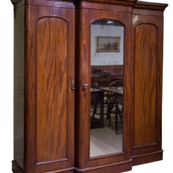 Victorian compactum wardrobe circa 1880