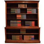 Victorian Double Open Bookcase