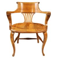 Victorian Oak Desk Chair – Circa 1890