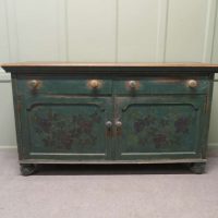 Victorian Original Painted Dresser Base, Kitchen Cupboard, Sideboard