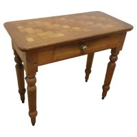 Victorian Pine Marquetry Writing or Side Table