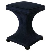 Victorian Square Upholstered Waisted Stool