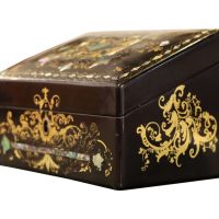 Victorian Stationery Box by Jennens &amp; Bettridge, C1860