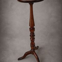Vintage Mahogany Torchiere Plant Stand 1M Tall