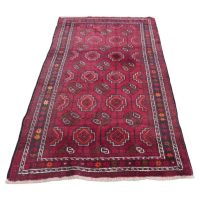 Vintage Traditional Pattern Wool Carpet Rug
