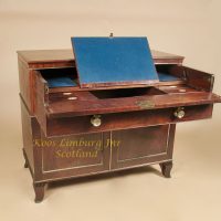 Scottish Regency Mahogany Library Secretaire, Chest of Drawers, attributed to: WILLIAM  TROTTER Edinburgh (1772-1833)