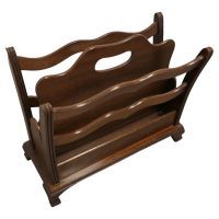 Walnut Canterbury Magazine Rack