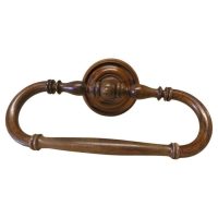 Walnut Ciel de Lit or Bed Canopy Curtain Frame