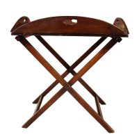 William IV Mahogany Butler’s Tray on Folding Stand, c.1830