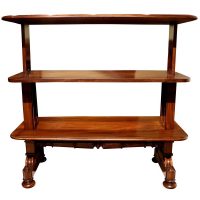 William IV Mahogany Rise &amp; Fall Three-Tier Buffet, Circa 1830