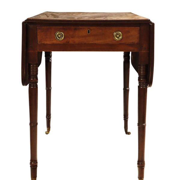 William IV Mahogany Single Drawer Pembroke Table, circa 1830