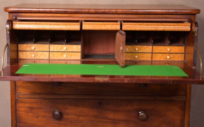 Victorian Mahogany Secretaire Chest SAI1620 - Image 10