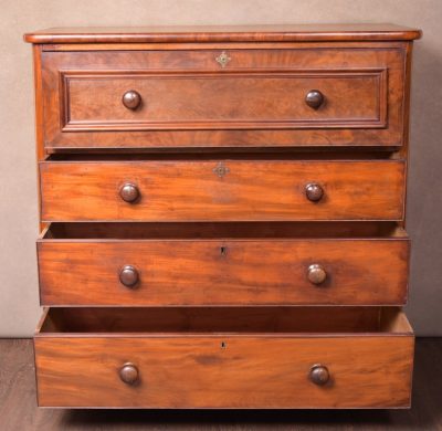 Victorian Mahogany Secretaire Chest SAI1620 - Image 11