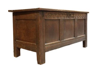 17thc Oak Coffer - Image 3