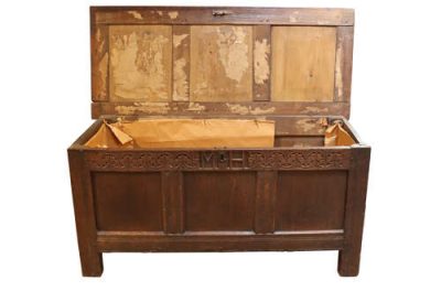 17thc Oak Coffer - Image 5