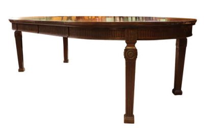 19thc Mahogany Dining Table - Image 3